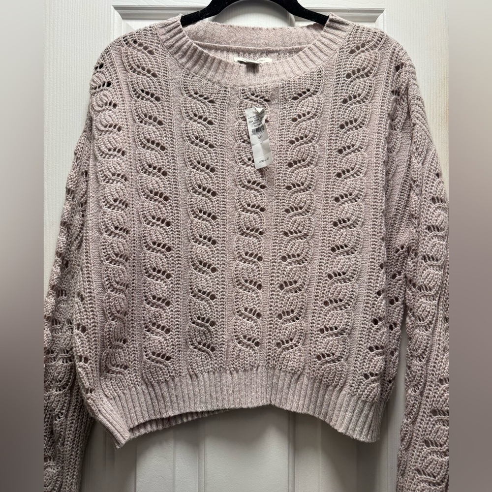 American Eagle Outfitters Women's Sweater - Soft Dusty purplish pink NWT